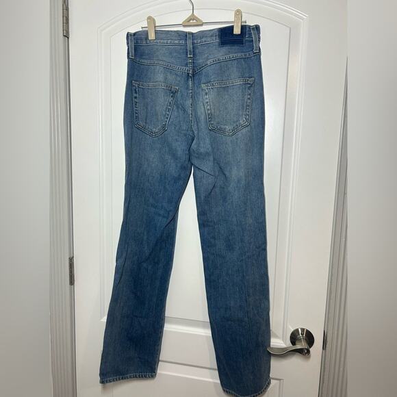 Amo Denim Womens Cora Denim Jean Straight Leg in Crescent chic 90s 100% cotton - Picture 6 of 12